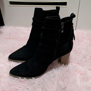Black Suede Ankle Boots